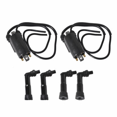 Solid Spare Ignition Coils Caps Wires For Honda CB650 1979-1982 Goldwing GL1100 1980-1983