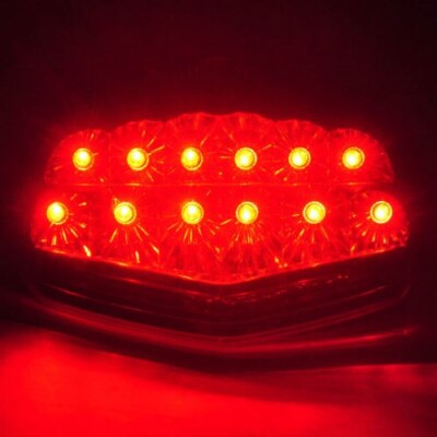 Smoke Brake Tail Light Turn Signals LED Integrated For KAWASAKI Ninja 250R EX250