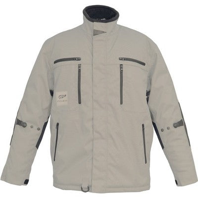 Solid Spare Men's Fulmer Backcountry Snowmobile Jacket SJ14 Grey Waterproof Small