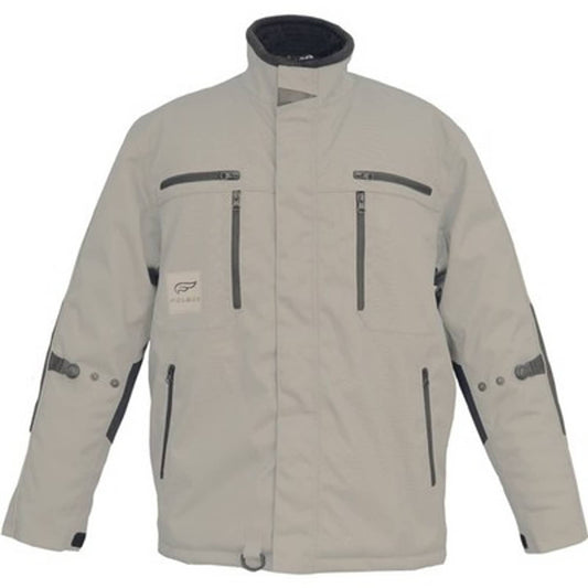 Solid Spare Men's Fulmer Backcountry Snowmobile Jacket SJ14 Grey Waterproof Small