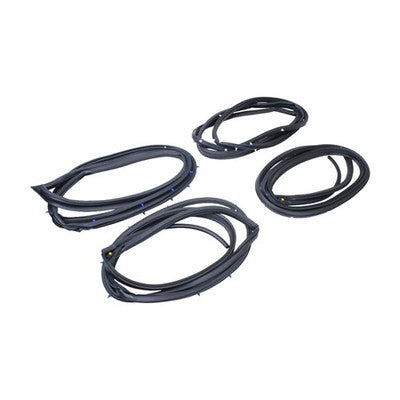 4PCS Door Weatherstrip Silence Opening Gasket For Honda Civic 2006-2011