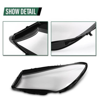 Solid Spare Headlight Replacement Lens Fit For Mercedes Benz W117 CLA250 CLA45 AMG 2016-2019