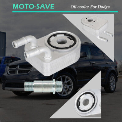 Solid Spare Engine Oil Cooler Fit for Dodge 08-10 Dodge Avenger 10-15 Journey 2.4L l4