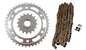 Solid Spare Natural 525x112 O-Ring Drive Chain, 16/42 Sprockets for Honda CBR600RR 2007-2024