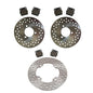 Solid Spare Front & Rear Brake Rotors & Severe Duty Brake Pads for Honda TRX400EX TRX400X