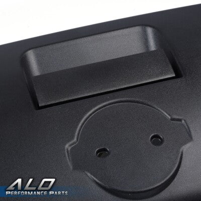 Solid Spare Tailgate Rear Handle W/ Bezel & Keyhole Textured Black Fit For 01-04 Frontier