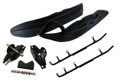 Solid Spare EXO-S All-Terrain Skis Mount Kit & 4" Carbides for Polaris for many 2005-2017 IQ
