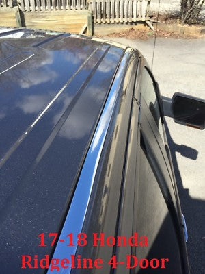 For 2017-2019 HONDA RIDGELINE CHROME ROOF TRIM MOLDING KIT