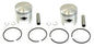 Solid Spare 2 SPI Stock Bore Piston Kits for Arctic Cat 440 Cheetah Panther 1974-1975 68mm