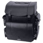Solid Spare Castle JUMBO Primary Motorcycle Tail Pack Bag Luggage PVC Leather PLAIN
