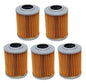 Solid Spare 5 Pack Oil Filters for Bombardier for Can-Am Commander DS650 Outlander Renegade