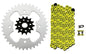 Solid Spare Yellow 520x98 O-Ring Drive Chain & 14/38 Sprockets for Polaris Outlaw 525 S