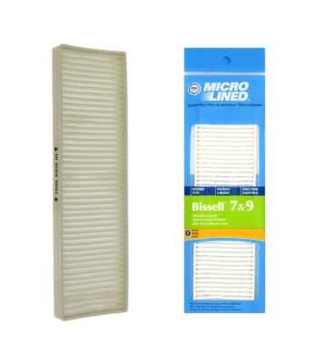 Solid Spare DVC Micro-Lined Filter 32076 Fit Bissell Upright Style 7, Style 9 - 1 Filter