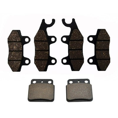 Solid Spare Front & Rear Severe Duty Brake Pads fits Suzuki LT-R450 Quadracer 2006-2009