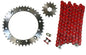 Solid Spare Red 520x104 O-Ring Drive Chain & 14/41 Sprockets for Yamaha Banshee 1989-2006