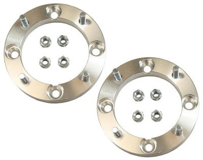 Solid Spare 2x1" ATV Wheel Spacers - 2" Total Spacing - 4/156 Bolt Pattern - M12x1.25 Studs