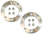 Solid Spare 2x1" ATV Wheel Spacers - 2" Total Spacing - 4/156 Bolt Pattern - M12x1.25 Studs