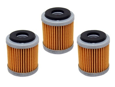 Factory Spec brand Oil Filters - 3 Pack - for Yamaha WR250F YZ250F WR450F YZ450F
