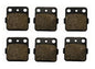 Solid Spare Front & Rear Severe Duty Brake Pads for Honda TRX300EX & TRX300X Sportrax