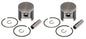 Solid Spare 2 SPI .040 Over Bore Piston Kits for Ski-Doo 500 Fan Cooled Sleds 73mm SEE DESC