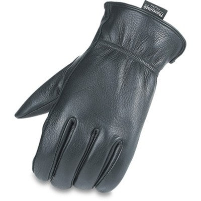 Solid Spare Men's Texport G3T Insulated Deerskin Roper Glove Black Lined 40 grams Thinsulate