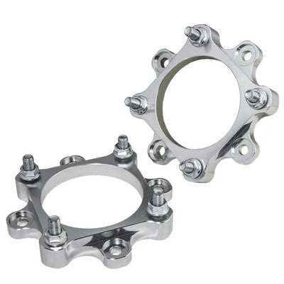 Solid Spare 2x1" ATV Wheel Spacers - 2" Total Spacing - 4/156 Bolt Pattern - M12x1.5 Studs