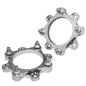 Solid Spare 2x1" ATV Wheel Spacers - 2" Total Spacing - 4/156 Bolt Pattern - M12x1.5 Studs