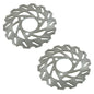 Solid Spare Both Front Disc Brake Rotors Wave Pattern for Honda TRX700XX Sportrax 2008-2009