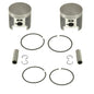 2 SPI .040 Over Bore Piston Kits for Polaris 550 Fan Cooled 1999-2021 - 74mm