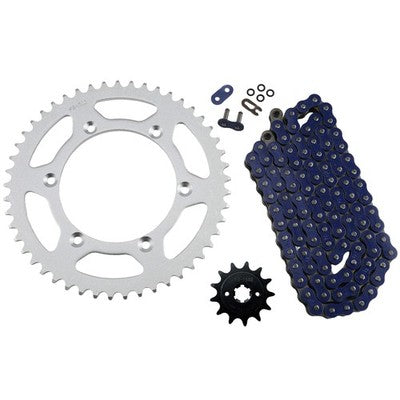 Solid Spare Blue 520x106 O-Ring Drive Chain & 13/49 Sprockets for Yamaha TT-R230 2005-2026