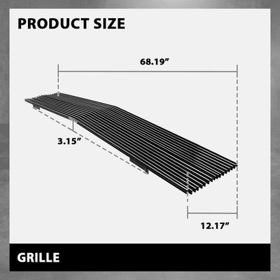 Solid Spare Fit For 81-87 Chevy GMC C/K Pickup Suburban Blazer Jimmy Billet Grille Insert
