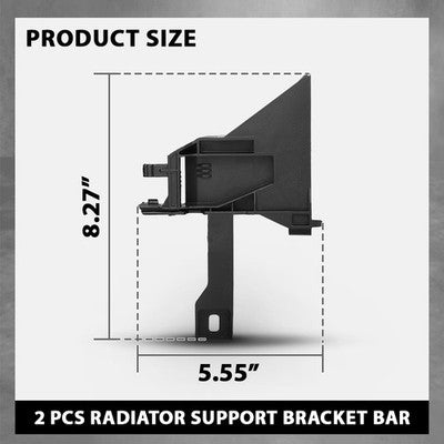 Solid Spare Fit For Mercedes Benz CLA250 CLA45 AMG 2014-2018 Radiator Support Bracket Bar