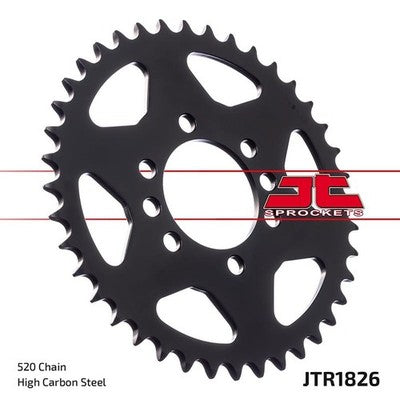 Solid Spare JT Sprockets 40 Tooth Rear Steel Sprocket 40T for Arctic Cat DVX400 2004-2008