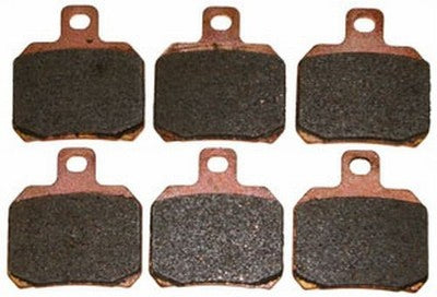Front & Rear Semi-Metallic Brake Pads for Bombardier Traxter Most 1999 2000 2001