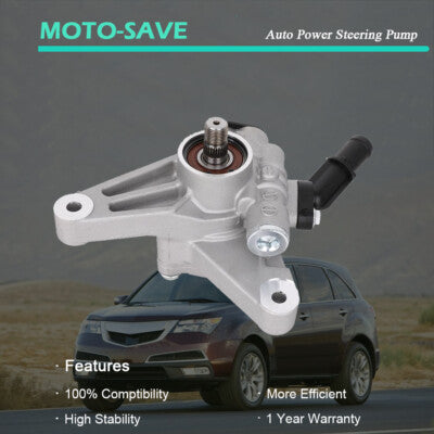 Solid Spare Power Steering Pump For Acura MDX 03-13 Honda Odyssey 05-10 Honda Accord 03-07