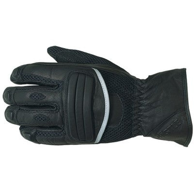 Solid Spare Women's Castle Vented Gloves Motorcycle Riding Coat Ladies Cruiser Street Bike