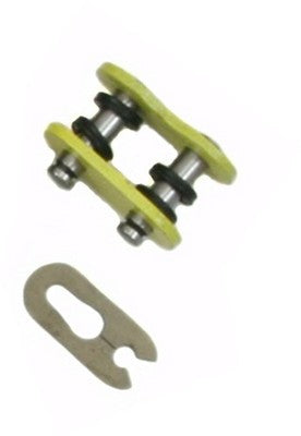 Solid Spare Factory Spec Brand X Ring Chain Master Link YELLOW 530 Pitch XRing