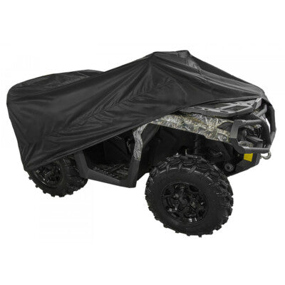Solid Spare Raider GT Series ATV Cover - Black XL - Measures Approximately 85"x48"x35"