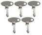 (5) Keys For Ford, New Holland Tractor Models 1520 1530 1620 1630 1715 etc- 1570