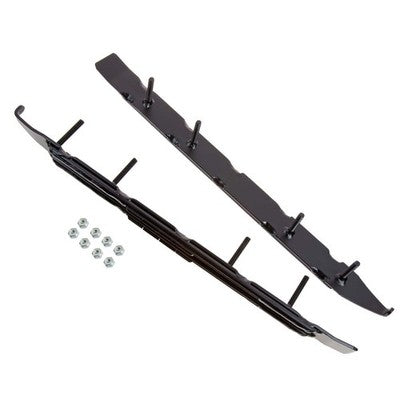 Solid Spare Bottom Line 4" DUAL Runner Carbides for Yamaha many 2001-2022 Snowmobiles