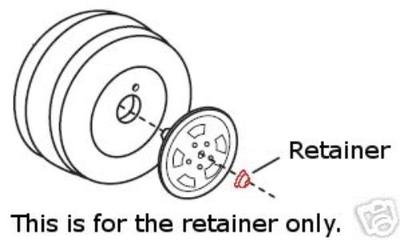 Solid Spare (4) Fisher Price Power Wheels Retainer Cap Nut 00801-1451
