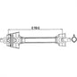 Solid Spare Complete CV PTO Driveline - 1- 3/8" -6 fits Land Pride fits Buhler / Versatile