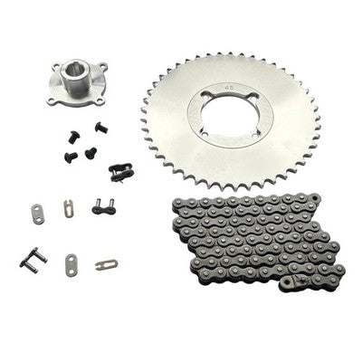 Solid Spare SPI Quick Change Drive Hub, Chain, 45T Sprocket Kit for Ski-Doo MXZ120 2023-2026