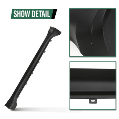 Solid Spare Side Skirt Rocker Molding Panel Left Black Fit For 11-20 Jeep Grand Cherokee