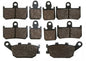 Front & Rear Brake Pads for Yamaha YZF R1 2007 2008 2009 2010 2011 2012