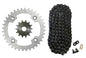 Solid Spare Black 520x96 O-Ring Drive Chain & 14/36 Sprockets for Suzuki LT-R450 Quadracer