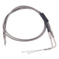 Solid Spare 56-1/2 inch Stainless Steel Throttle and Idle Cable 36-0131 for Harley Davidson