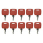 (10) Ignition Key For John Deere Tractor Loader RE183935 RE71557 RE43492