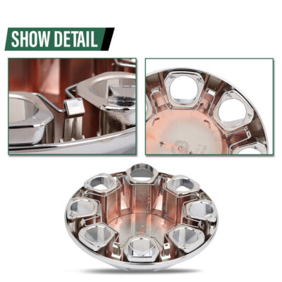 Solid Spare Fit For 15-20 GMC Sierra 2500HD 3500HD Wheel Center Cap Silver 22909152