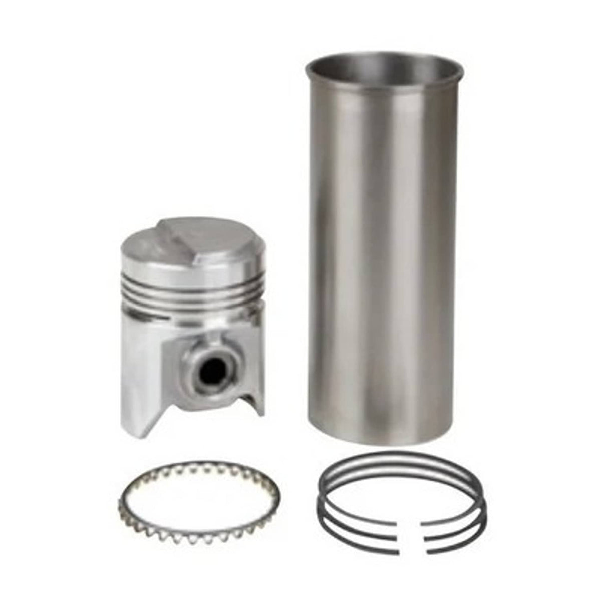 Solid Spare Piston and Liner Kit - 3-7/8" Overbore Single Cylinder fits International M 400